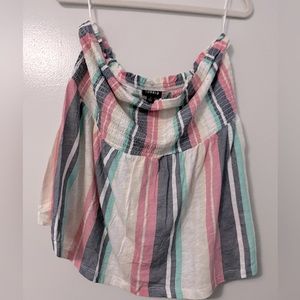 Torrid sz 2 (18/20) strapless striped top